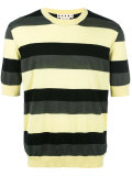 striped short sleeve jumper
