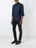 polka dot print shirt