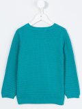 embroidered logo sweater
