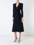 crepe knit a-line skirt