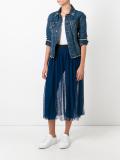 lace layer pleated skirt 