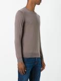 crew neck slim-fit jumper