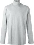 cutout turtleneck sweatshirt