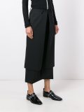 draped tailored trousers