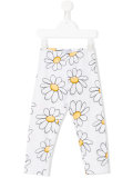daisy print leggings