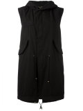 hooded gilet 