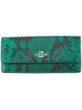 snakeskin effect wallet