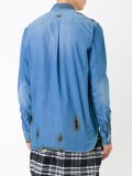 destroyed denim shirt