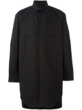 front pocket long shirt