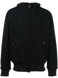 zipped pocket hooded jacket