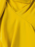draped cowl neck dress