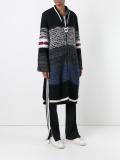striped cardi-coat