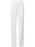 tailored straight trousers