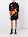 'Love' sweater dress