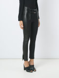 skinny panelled trousers