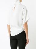 high neck blouse