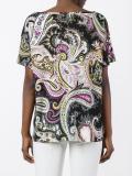 abstract print blouse 