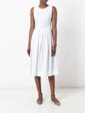 sleeveless mid-length dress