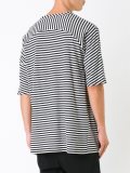 'Stripe Printed Back Yoke'T恤