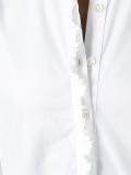 frilled placket shirt