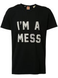 'I'm a mess' print T-shirt