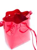 drawstring bucket cross body bag