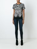 leopard print T-shirt