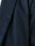 denim A-line coat