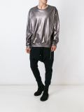 oversized foil sweatshirt