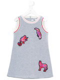 animal appliqué dress