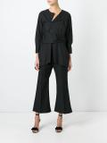 belted blouse