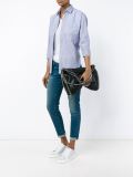 Stripe Convertible Long Sleeve Shirt