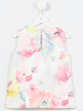 floral print ruffled top