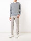 ribbed trim sweatshirt 
