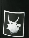 bull print drawstring shorts 