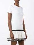 ruffled layered skirt dress