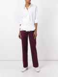 'Frill Front Collared' shirt