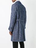 houndstooth belted coat