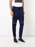 zip pocket track pants