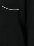 contrast trim pyjama top