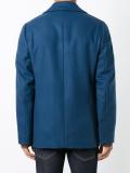 double-breasted mid coat