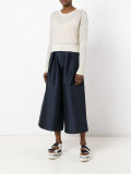 grosgrain-trim culottes