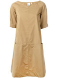 panelled shift dress