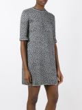 patterned sweater dress