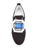 jewel effect velcro sneakers