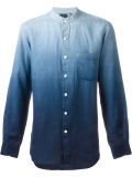 degradé mandarin collar shirt