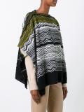 zig zag knit poncho 