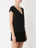 v-neck blouse