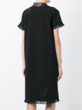 keyhole detail organza dress