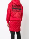 'Against' quilted bomber jacket